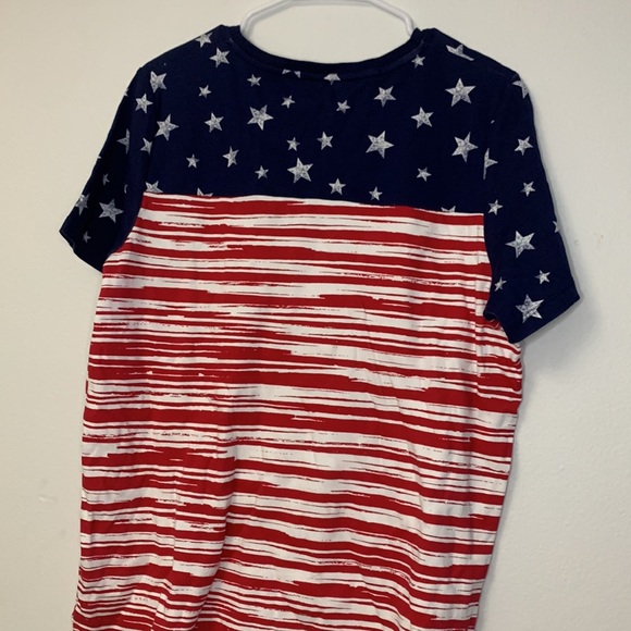 Kim Rogers American flag Tshirt, size Medium. Red white and blue design. - Picture 5 of 6